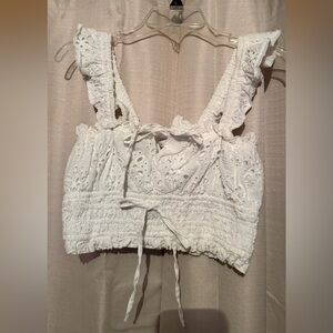 Kary Blouse in Pacific Cotton Eyelet